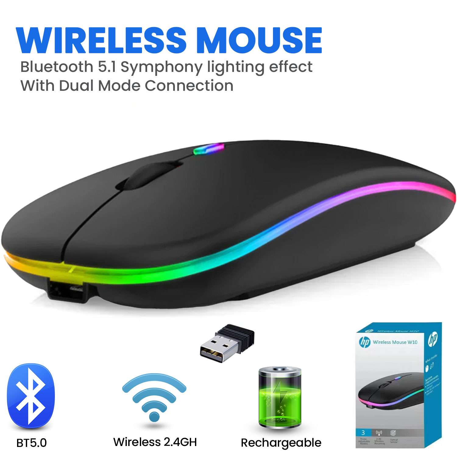 HP Wireless Optical Mouse 200, 1000 DPI Optical Sensitivity, 2.4 GHz Wireless Connection, Up To 10m Wireless Range, 6 Number Of Buttons, Empress Red | 2HU82AA#ABB Buy, Best Price In , Al - View #6