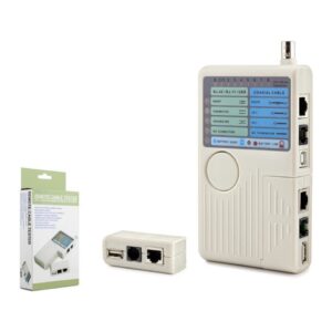 4 IN 1 NETWORK CABLE TESTER RJ45/RJ11/RJ12 /USB/BNC LAN CABLE TESTER